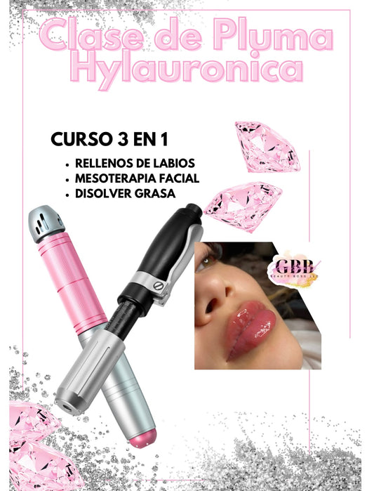 Presencial • Pluma Hyalurónica Curso 3 en 1